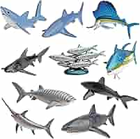 Amazon.co.jp: 動物フィギュア 海洋フィギュアセット 動物模型